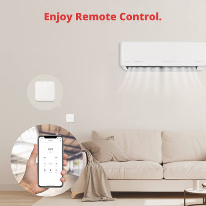 SwitchBot Hub Mini Smart Fernbedienung - IR-Sendersystem, Verbindung zu WLAN, Klimaanlagensteuerung, kompatibel mit Alexa, Google Home, Siri, IFTTT (White)