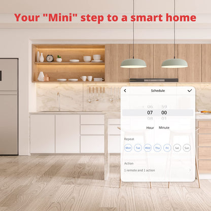 SwitchBot Hub Mini Smart Fernbedienung - IR-Sendersystem, Verbindung zu WLAN, Klimaanlagensteuerung, kompatibel mit Alexa, Google Home, Siri, IFTTT (White)