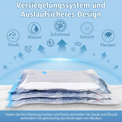 NATNAV Vakuumbeutel für Kleidung 20 Stück mit Elektrischer Luftpumpe Vakuumierbeutel (5xJumbo/5xGroß/5xMittel/5xKlein) Wiederverwendbar Vakuumbeutel für Bettdecken,Kleidung,Reise,Kissen